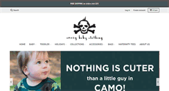Desktop Screenshot of crazybabyclothing.com